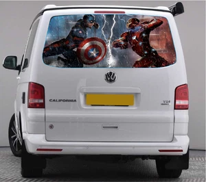 Tailgate wrap for VW Volkswagen Transporter T5 T6 Air Release Vinyl TRANS010 - Picture 1 of 1