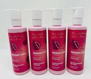 x4 BATH & BODY WORKS POMEGRANATE EXTRACT REVITALIZING Lotion Cream Pump Wellness - Picture 1 of 1