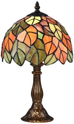 Dale Tiffany Cape Reinga 15" High Bronze Tiffany-Style Accent Lamp - Image 1 of 3