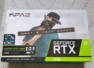 KFA2 Nvidia GeForce RTX 3060 1-Click OC Series 12GB GDDR6 PCI Exp Graphics Card - Bild 1 von 6