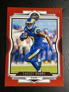 2021 Panini Legacy Football   RED /299  ROBERT WOODS RAMS - Picture 1 of 1