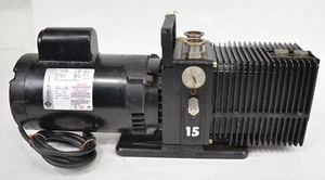 Alcatel Pascal 2015CP 3/4-HP Rotary Vane Vacuum Pump - Picture 1 of 22