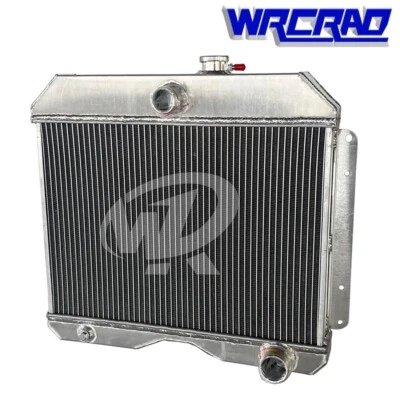 Radiador de aluminio para camioneta Jeep Willys 1949-1964 1962 1963 62 cambio de motor Chevy Foto 1 de 4