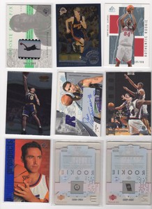 2002-2003 SPx Dan Gadzuric Autograph & Jersey Rookie Card /1999 Bucks