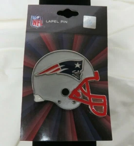 NFL Official New England Patriots Large Team Helmet 2" Lapel Pin  - Picture 1 of 1
