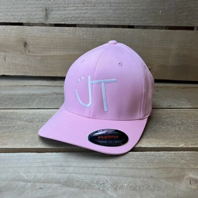 Gorra JT Smiley Face Rosa Para Mujer Pequeña Mediana Ajuste Flexible NUEVA Foto 1 de 4