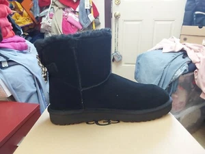 Mini verificador de arco Ugg para mujer negro 10 - Imagen 1 de 3