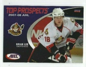 2007-08 AHL Top Prospects #02 Brian Lee