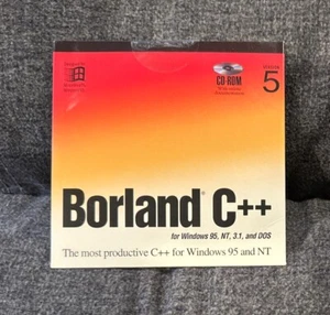 Borland C++ Plus Plus for Windows 95 NT 3.1 & DOS! ~ Brand New! Factory Sealed! - Picture 1 of 2