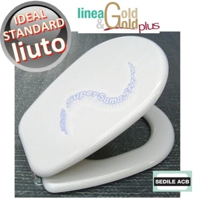 Sedile per wc LIUTO Ideal Standard  - marca ACB linea GOLD - Immagine 1 di 4