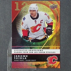 JAROME IGINLA  2008-09  McDonald's Upper Deck Superstar Spotlight #IS10 Flames