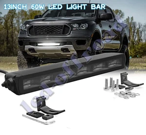 Barra de luces LED de trabajo de 13 pulgadas punto todoterreno lámpara de conducción antiniebla camión SUV barco ATV 4x4 - Imagen 1 de 8