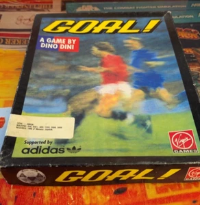¡Gol Dino Dini! (Virgin 1994) Commodore Amiga (Caja, Disco, Manual) funciona 16 bits - Imagen 1 de 3