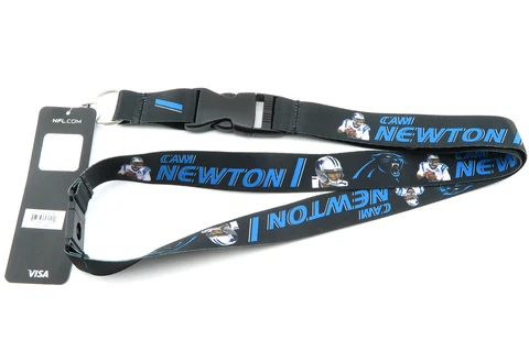 CAROLINA PANTHERS CAM NEWTON NFL Licensed Football Player Action Lanyard Cover