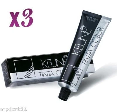 3 x Keune Tinta Color Permanent Hair Color (SELECT YOUR SHADES) 60ml each Tube - Image 1 of 4