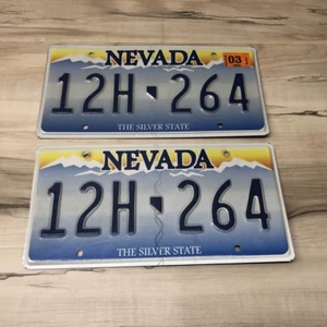 Juego a juego de matrículas NEVADA caducadas (The Silver State) 12H264 - Imagen 1 de 2