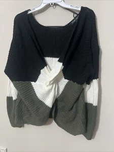 Inner Circle Womens Long Sleeve Acrylic Blend Fuzzy Wrap Sweater Size 2x - Picture 1 of 4