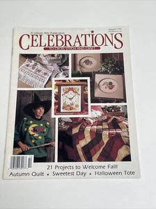 Celebrations Cross Stitch Autumn 1991 Magazine 21 Projects Patterns - Picture 1 of 9