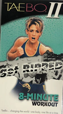 TAE BO II 8-Minute Workout Billy Blanks”Get Ripped” TaeBo 2 fitness-VHS 2000 - Image 1 of 4