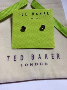 45 $ Ted Baker Jet Kristall Ohrstecker silberfarben A297 - Bild 1 von 6