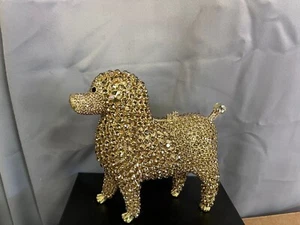 Poodle Evening Bag Dog Rhinestone Purse Animal Crystal Clutch Handbag MSRP $125 - Picture 1 of 5