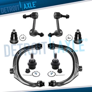 8pc Front Control Arm Ball Joint Sway Bar Kit for Chevy Trailblazer GMC Envoy XL - Picture 1 of 7