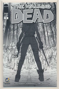 Walking Dead #1 Reno Wizard World Sketch Variant Exclusive Jonboy Meyers Cover - Picture 1 of 1