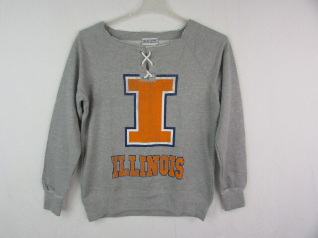 Univ of Illinois FIGHTING ILLINI CHIEF ILLINIWEK S/S T-Shirt S Banned  Tri-blend