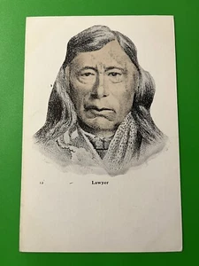 Lawyer, Head Chief of the Nez Perce, Postcard ~ Ezra Meeker, Native American - Picture 1 of 2