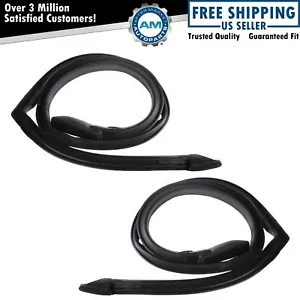 Roofrail Seals Rubber Weatherstrip Pair Set for Buick Grand Prix Chevy Cutlass - Picture 1 of 2