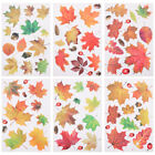 6 Sheets Thanksgiving Maple Leaf Stickers Pvc Window Clings