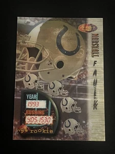 1994 Sportflics #152 Marshall Faulk - Picture 1 of 2