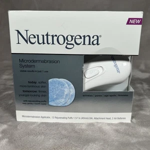Neutrogena Sistema di Microdermoabrasione a Casa Kit con 12 Puff Ringiovanenti NUOVO - Foto 1 di 7