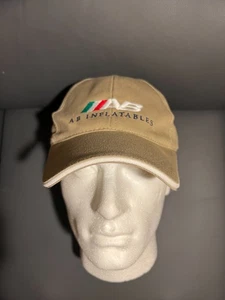 AB INFLATABLES Boating Kharki Beige Baseball Sports Cap Hat Fully adjustable - Picture 1 of 4