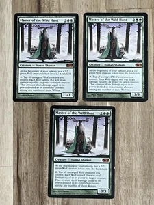 Awesome Magic The Gathering MTG Card Master Of The Wild Hunt X3 191/249 LP - Picture 1 of 8