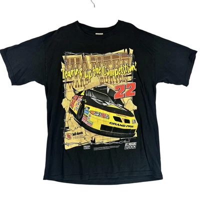 Camisa de carreras Bill Davis vintage para hombre XL Ward Burton 22 NASCAR Auto Racing 2000 Foto 1 de 4