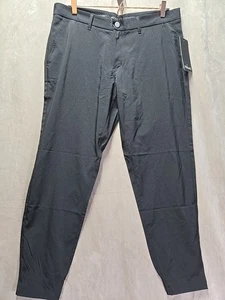 Primo Golf Jogger Pants Mens 35 Short Black Performance Tapered Ankle Zip NWT - Picture 1 of 10