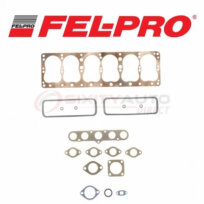 Fel-Pro Cylinder Head Gasket Set for 1955 Fargo FC3B Pickup 4.1L L6 - Engine jj Foto 1 de 4