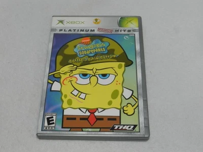 Spongebob Squarepants Battle For Bikini Bottom Original XBOX Video Games THQ - Image 1 of 3