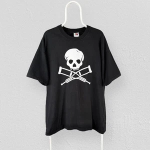 Vintage Jackass 2002 The Movia Promo T-Shirt Black Rare Mens XL - Picture 1 of 5