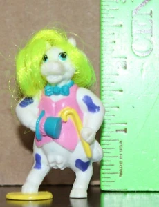 CHARMIN' Farm Friends Kuh PVC Figur - gelbe Barnimals Stepptänzerin Tier RAR - Bild 1 von 2