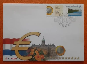 NETHERLANDS 1999 Joint Issues Cacheted Cover Euro Intro See Desc. Catalog # 3439 - Picture 1 of 1