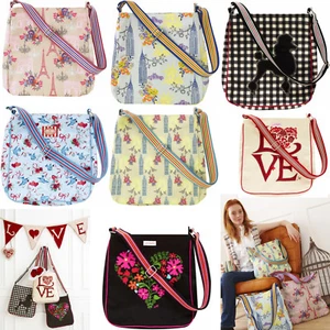 Precio de venta sugerido por el fabricante £ 40 bolsas mensajeras JAN CONSTINE ULSTER WEAVERS caniche perro París Londres Nueva York - Imagen 1 de 19