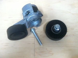 Bmw Belt Tensioner + idler Deflection Pulley 1128860 +11288196 New - Picture 1 of 8