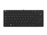 Adesso USB QWERTY Black Mini Keyboard - US English Layout