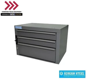 Adrian Steel 919, 3-Drawer Unit w/ Lock - Picture 1 of 5
