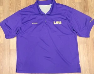 CAMISA POLO LSU TIGERS COLUMBIA PFG LOUISIANA TIGERS PÚRPURA X-GRANDE, XL - Imagen 1 de 7