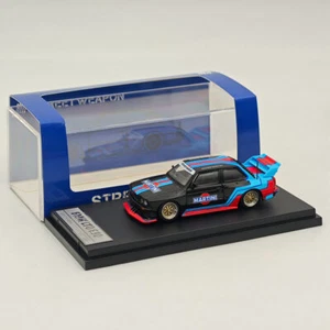 1/64 Street Weapon SW BMW LTO E30 M3 Martini Black Diecast Model Car Collection - Picture 1 of 7