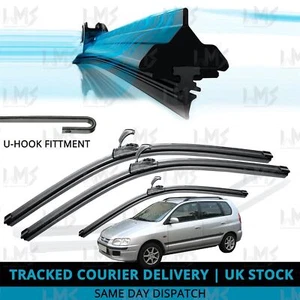 For Mitsubishi Space Star 1998-05 Front/Rear Windscreen 21" 18" 13" Wiper Blades - Picture 1 of 8