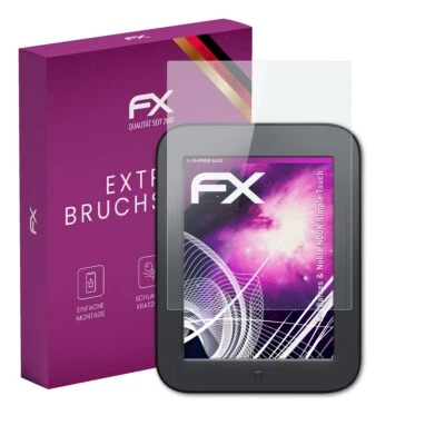 atFoliX Displayfolie für Barnes & Noble NOOK Simple Touch 9H Schutzpanzer - Bild 1 von 4